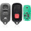 Keyless Entry Remote Control compatible with Toyota 2002-2007 2 Pack Replacement with Fast Response Chip 3