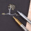 Yakbaofuo Metallic Marker Pens Silver Gold 2-Pack 4