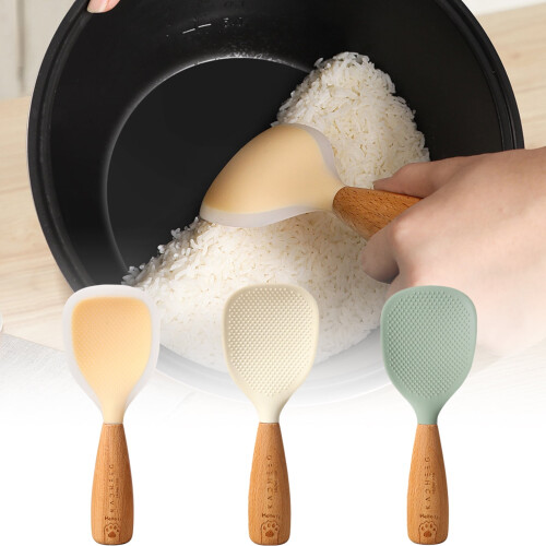 Cuillère à riz en silicone alimentaire antiadhésive (1 pièce) 1