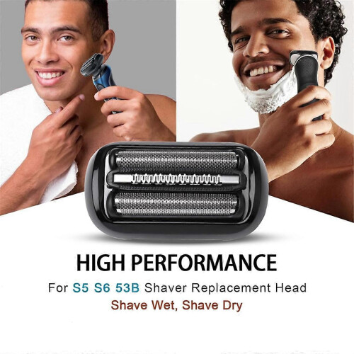 53B Replacement Head Compatible with Philips Series 5 6 7 Shavers, Precision Tooth Comb & Tri-Floating Blades 1