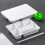 Melamine meal tray rectangular six-grid school canteen tray 5