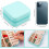 Travel Jewelry Case with Mirror Blue Small Organizer 4