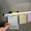 NIKOU aluminum alloy ticket rack wall-mounted 50cm 5