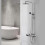 Thermostatic Shower Valve 2-Handle Brass Construction PVD Coating for Safe Temperature Control 5