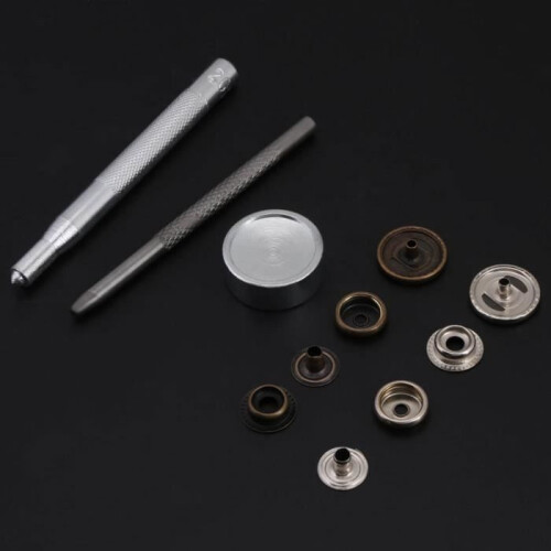 50 sets Druk op de drukknop Drukknoopsluiting 17 mm 1