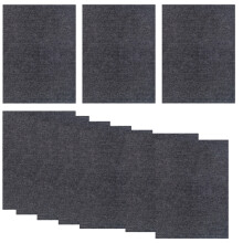 Selbstklebende Reparaturflicken für Kleidung - 10 Stück Black