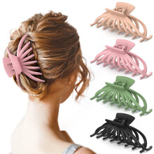 4er-Pack hohles Krallen-Haarspangen-Set MultiColor