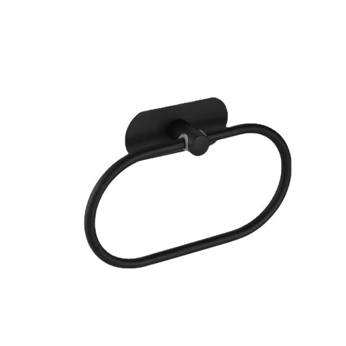 Badezimmer-Handtuchring, Handtuchhalter, Edelstahl Black
