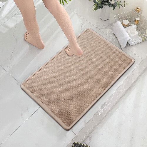 Tapis de sol de salle de bain absorbant à séchage rapide 2