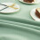 Mint Green Polyester Tablecloth Waterproof Rectangular 4