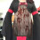 Halloween-skrekkforkle hvit polyester 75x65cm 4