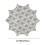 Halloween sort rund dug 70 cm 3
