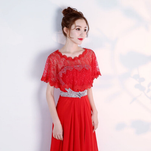Women's chiffon shawl for evening and wedding events 2