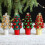 Staron tabletop Christmas tree white with ornaments 4