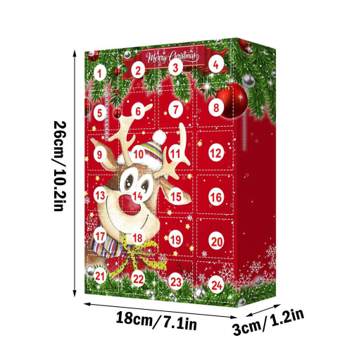 Χριστουγεννιάτικο Ημερολόγιο Advent με 24 Δώρα και Χαριτωμένες Φιγούρες 2