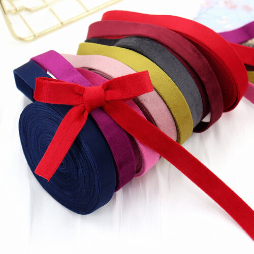 Christmas Tree Ribbon Velvet Double-Sided 1.6 Inch 2