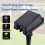 Solar Automatic Watering Device with Timer, 2000mAh Battery, Solar Charging for Garden Lawn Pots 2