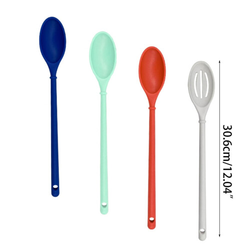 Conjunto de 2 utensílios de plástico para misturar salada 2