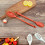 Conjunto de 2 utensílios de plástico para misturar salada 5