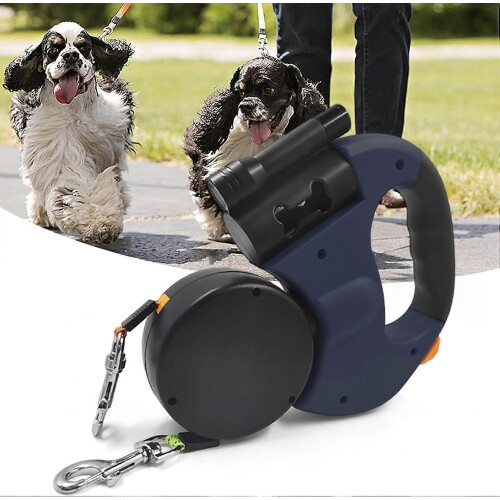 Retractable Dog Leash with LED Light and Anti-Pull Control for Medium Small Dogs 1