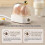 Egg Cooker for 2 Eggs, BPA-Free Food Grade Plastic, Automatic Shut-Off Timer 4