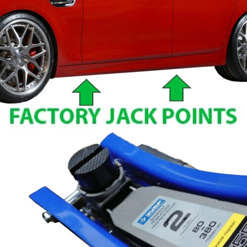 Universal Floor Jack Pads Rubber Adapter Pucks 4 Pack 2