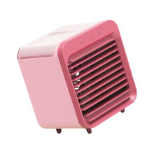 Desktop-Kühlventilator, tragbarer-Rosa