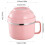 Mikrovågssoppmugg med lock och rostfritt foder – 1-pack 3