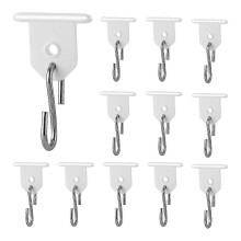 12 Pairs Rv Awning Light Holder, S Shaped Canopy Light Hooks For Outdoor Camping Tent Home Party