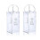 Dww-2 Piece Ice Pack Wine Cooler with Handle for Bars, Restaurants, Homes, etc 1