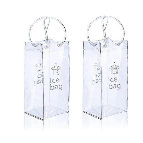 Dww-2 Piece Ice Pack Wine Cooler with Handle for Bars, Restaurants, Homes, etc