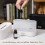 Ultrasonic Humidifier and Diffuser with Fireplace Design, LED Flame Effect for Aromatherapy and Air Humidity 4