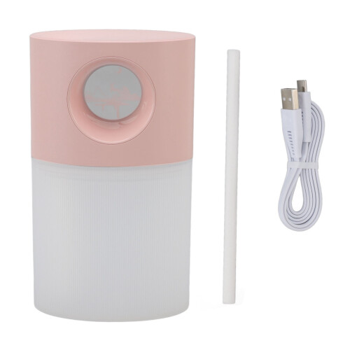 Mini USB-luftfugter med fin tåge, 350 ml tank