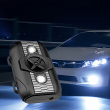 2026 slimme ultrasone ongedierteverjager met hoog vermogen voor auto en huis, automatisch start-stop en dubbele led-knip