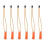 6pcs Outdoors Whistle for Searching Help Emergency Whistle Plastic Whistle 1