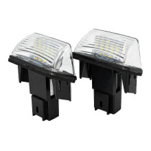 License Plate Light Assembly 6340A3 for 206 207 306 307 406 407 5008 Partner LED Xenon License Plate Light
