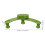 Plastic Plant Training Branch Benders for Fruit Trees, 5-Piece Set, Green 2