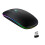 Wireless LED Mouse with Bluetooth and 2.4GHz Wireless, Rechargeable, Compatible with Multiple Devices for PC and Laptop 2