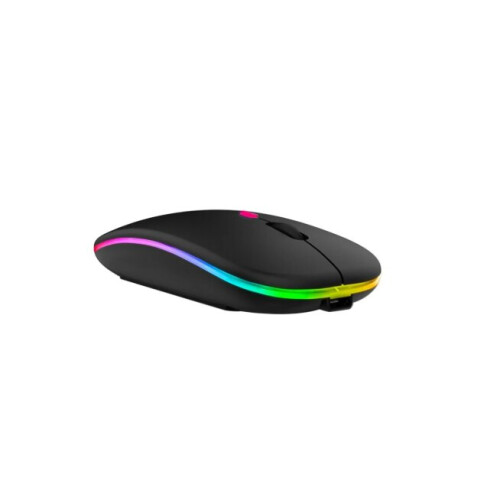 Wireless LED Mouse with Bluetooth and 2.4GHz Wireless, Rechargeable, Compatible with Multiple Devices for PC and Laptop 2