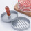 Stainless Steel Burger Press with Wooden Handle 1pc 5