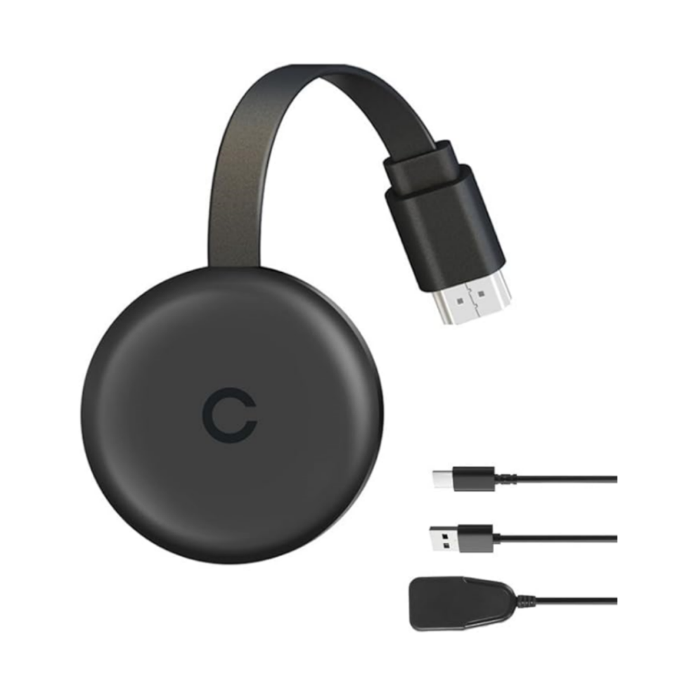 1080P Wireless Display Dongle For Tv, 2.4/5Ghz Miracast Receiver, Compatible With Windows, Mac And Android 9050643664412