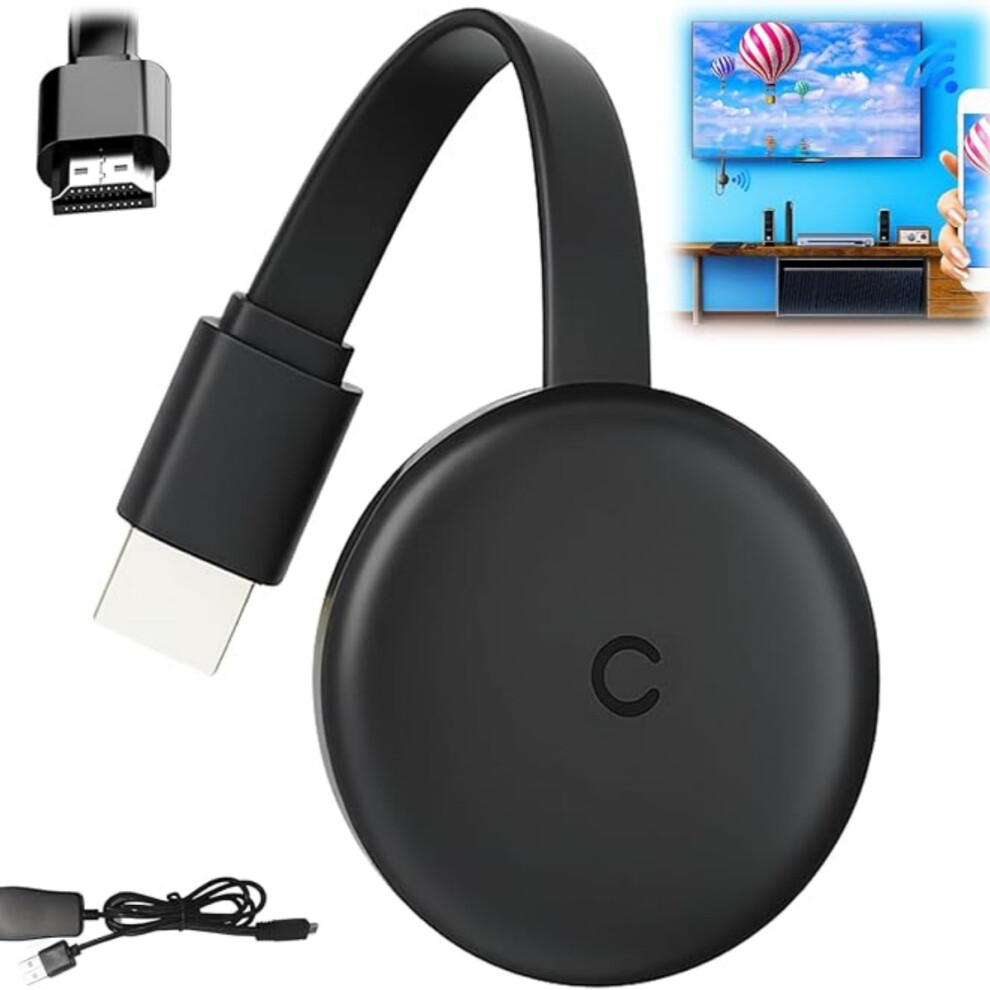 2026 Wifi Smart Tv Stick, Wireless Hdmi Miracast Dongle Compatible With Netflix And Youtube For Tv Display 9050643664436