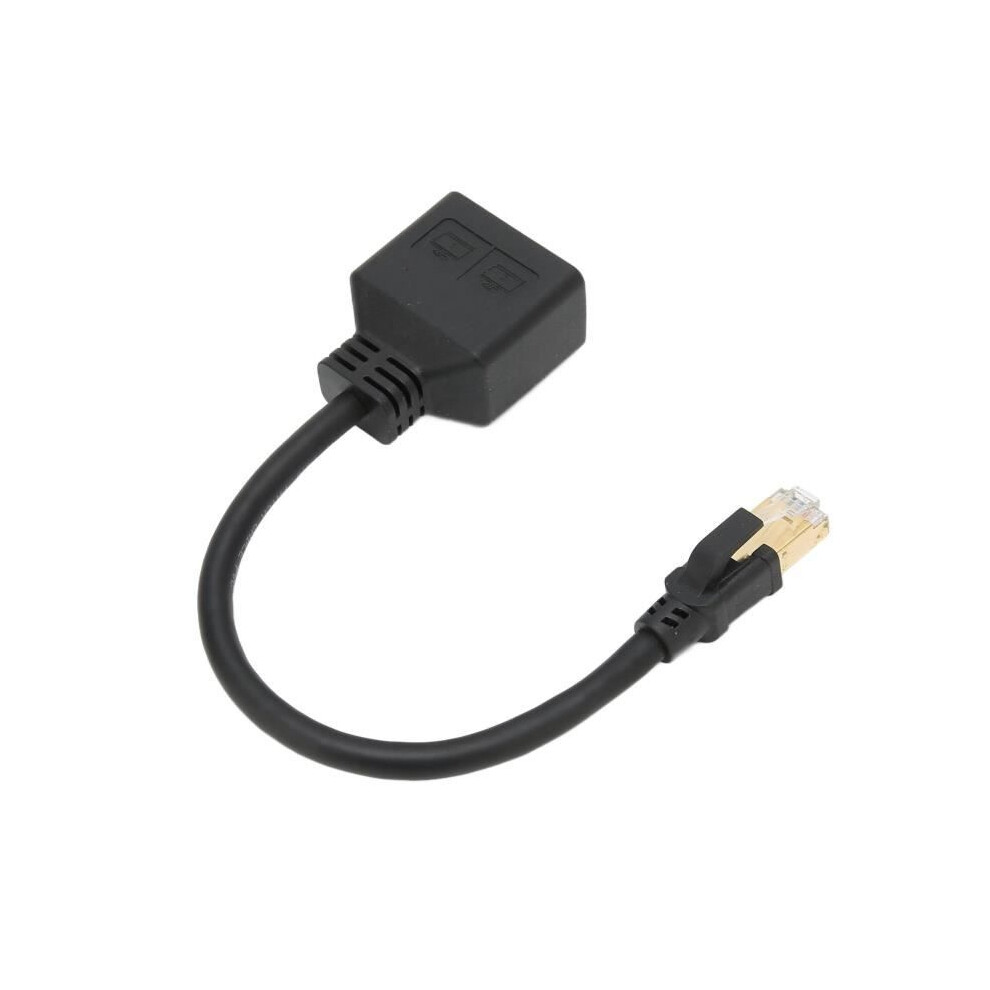 Rj45 Ethernet Splitter Adapter Cable, 1 To 2 Port Network Connection Extension For Stable Data Transfer 9050643664764