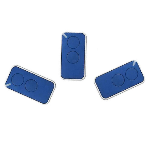 Universal Garage Remote Control 5pcs 433.92MHz 2 Channel Dynamic Rolling Code 30-100m Open Range Blue ABS Material 2