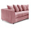 Furniture 786 Jumbo Cord Scatter Back 2c2 Corner Sofa Pink 4