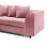 Furniture 786 Jumbo Cord Scatter Back 2c2 Corner Sofa Pink 5