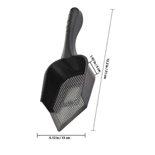 Cat Litter Scoop with Comfort Grip, Durable Plastic for Effective Cleaning 1