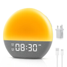 Sunrise Alarm Clock, 9Min Snooze, Bedroom Night Lamp