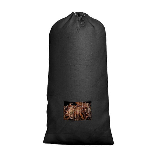 Large Capacity Reusable Lawn Tractor Leaf Bag with Zipper and Mesh Vent 1