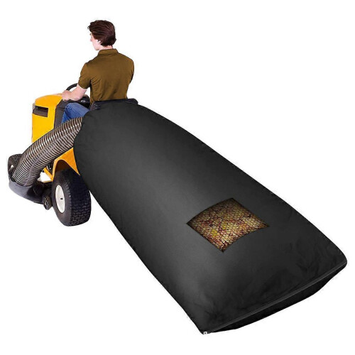 Large Capacity Reusable Lawn Tractor Leaf Bag with Zipper and Mesh Vent 2
